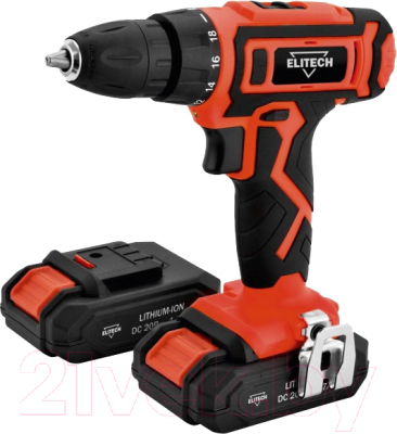 Аккумуляторная дрель-шуруповерт Elitech ДА 202СЛ - фото
