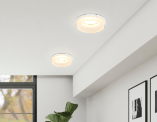 Точечный светильник Ambrella TN1302 WH/FR