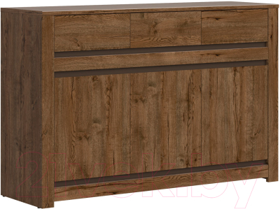 Тумба Black Red White Kada S404-KOM3D3S - фото