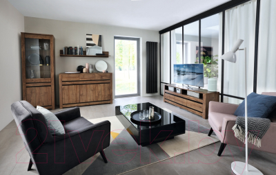 Тумба Black Red White Kada S404-KOM3D3S