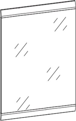 Зеркало Black Red White Azteca M246-LUS/60