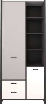 Шкаф Black Red White Kristoff REG2D2S - фото