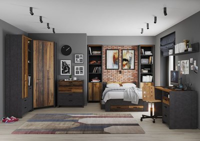 Полка Black Red White Kristoff POL/130