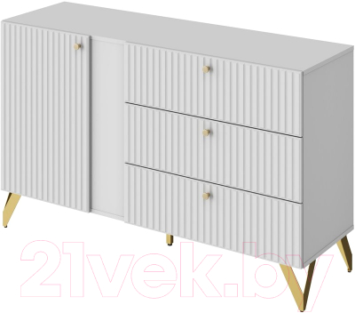 Тумба НК Мебель Reno КД-3 (белый) - фото