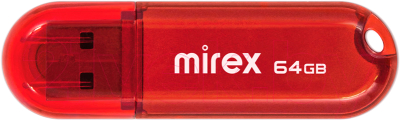 USB flash накопитель Mirex Candy Red 64GB / 13600-FMUCAR64 - фото