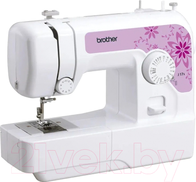 Швейная машина Brother J17S (белый/розовый)