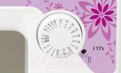 Швейная машина Brother J17S (белый/розовый)