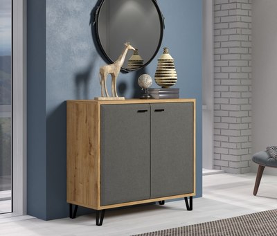 Тумба Black Red White Grace KOM2D