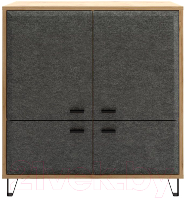 Тумба Black Red White Grace KOM4D - фото