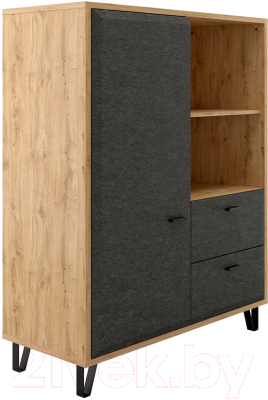 Тумба Black Red White Grace KOM1D2S