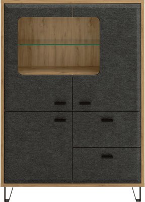 Тумба Black Red White Grace KOM2W1D2S - фото