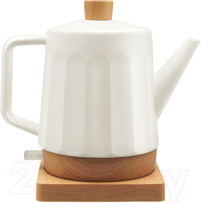 Электрочайник Centek CT-0067 (белый/под дерево) - фото