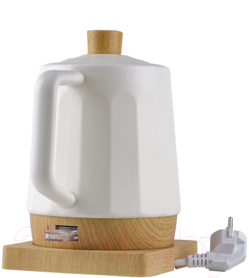 Электрочайник Centek CT-0067 (белый/под дерево)