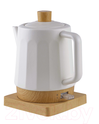 Электрочайник Centek CT-0067 (белый/под дерево)
