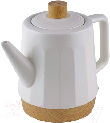 Электрочайник Centek CT-0067 (белый/под дерево)