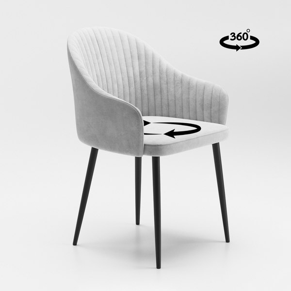 Стул Табурет Шелл поворотный