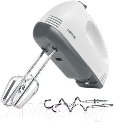 Миксер ручной Centek CT-1111 (белый/серый)