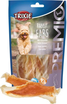 Лакомство для собак Trixie Premio кроличьи ушки