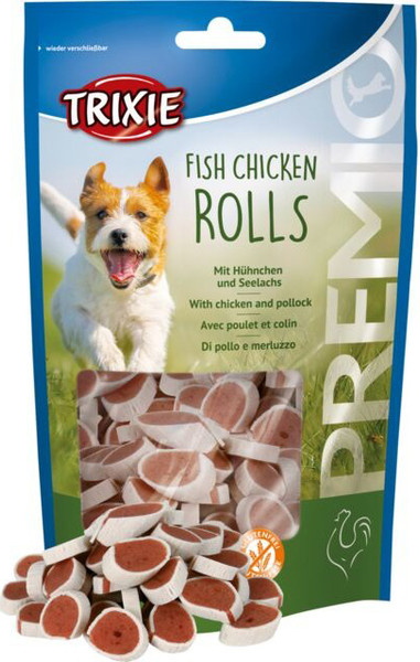 Лакомство для собак Trixie Premio куриные рулеты с рыбой