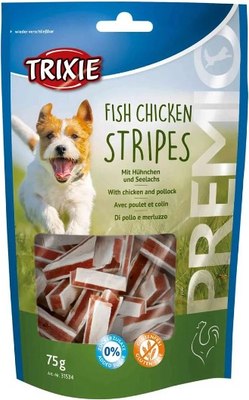 Лакомство для собак Trixie Premio полоски с курицей и рыбой - фото