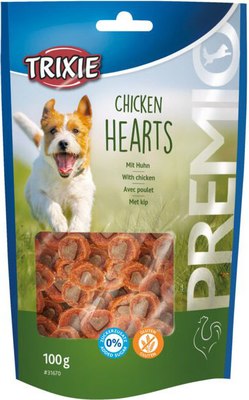 Лакомство для собак Trixie Premio сердечки с курицей и печенью - фото