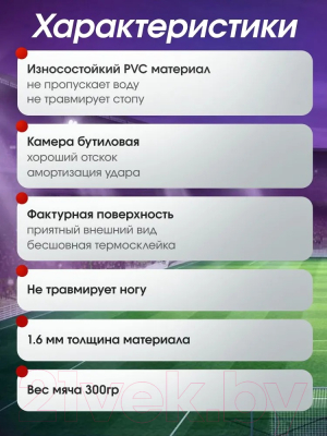 Футбольный мяч No Brand МБ-2419