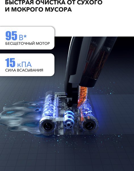 Вертикальный пылесос Deerma DEM-VX96W