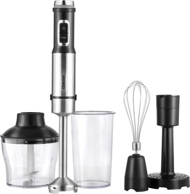 Блендер погружной Centek CT-1331 (черный/сталь) - фото