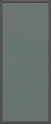 Душевая стенка Grossman Style 80x195 / 200.K33.05.80.21.10 (черный матовый, стекло тонированное) - фото