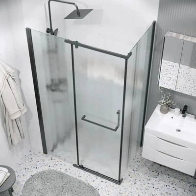 Душевая стенка Grossman Pragma 90x195 / 200.K33.03.90.10.02 (хром, стекло шиншилла)