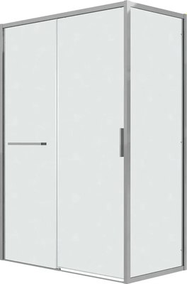 Душевая стенка Grossman Style 80x195 / 200.K33.05.80.10.02 (хром, стекло шиншилла)