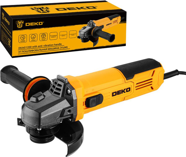 Угловая шлифовальная машина Deko DKAG1200 - фото