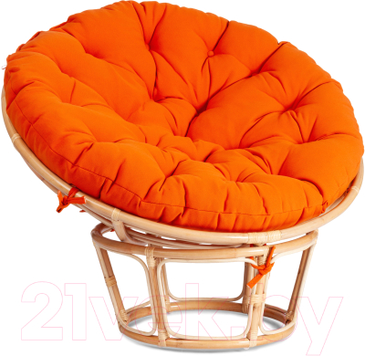 Кресло садовое Tetchair Papasan Eco P115-1/SP STD c подушкой, ремешками - фото
