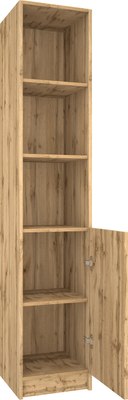 Стеллаж МДК СЛУ3 узкий закрытый 390x386x2000