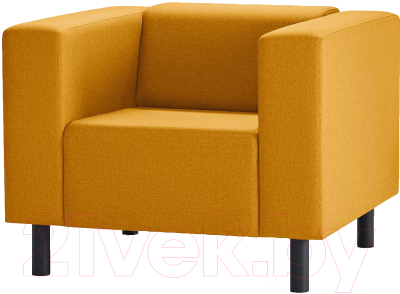 Кресло мягкое Mio Tesoro Белфаст 307 (Savanna Plus Yellow 1172) - фото
