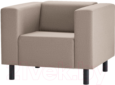 Кресло мягкое Mio Tesoro Белфаст 307 (Savanna plus Mocca 1176) - фото