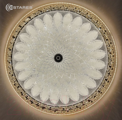 Потолочный светильник Estares Sahara Gold 72W R-510-WHITE-220-IP20