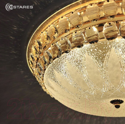 Потолочный светильник Estares Sahara Gold 72W R-510-WHITE-220-IP20