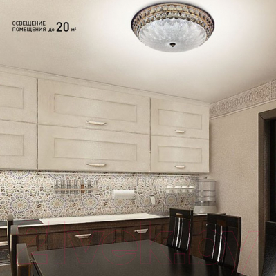 Потолочный светильник Estares Sahara Gold 72W R-510-WHITE-220-IP20