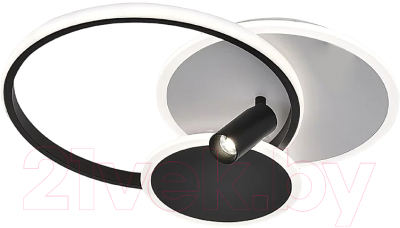 Люстра Estares Eclipse 75W 3R 1DL-RC-480x425x130-WHITE/BLACK/WHITE-220-IP20 - фото