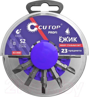 Набор бит Cutop Profi Ежик / 83-868 - фото