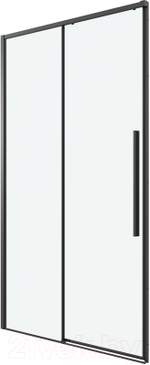 Душевая дверь Grossman Galaxy 140x195 / 100.K33.01.140.21.00 (черный матовый/стекло прозрачное)