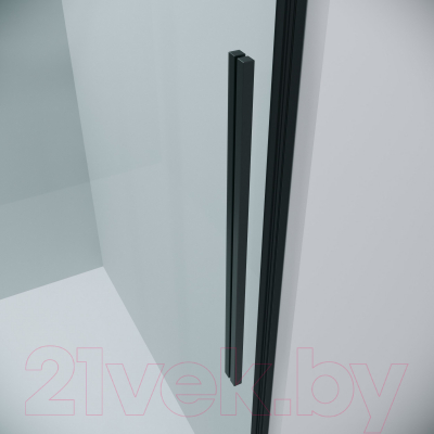 Душевая дверь Grossman Galaxy 140x195 / 100.K33.01.140.21.00 (черный матовый/стекло прозрачное)