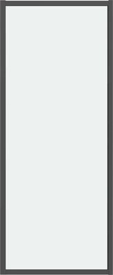 Душевая стенка Grossman Style 80x195 / 200.K33.05.80.21.00 (черный матовый, стекло прозрачное) - фото