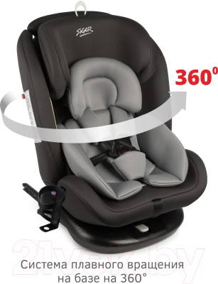 Автокресло Siger Престиж Isofix Lux / KRES3942 (графит)