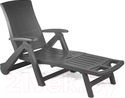 Складной шезлонг Ipae Progarden Zircone / ZIR18CА2 - фото