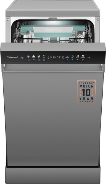 Посудомоечная машина Weissgauff DW 4539 Inverter Touch AutoOpen Inox