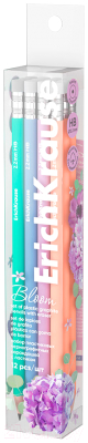 Набор простых карандашей Erich Krause Joy Pastel Bloom / 60703 - фото