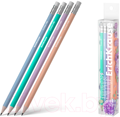 Набор простых карандашей Erich Krause Joy Pastel Bloom / 60703