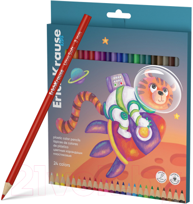 Набор цветных карандашей Erich Krause Kids Space Animals / 61784
